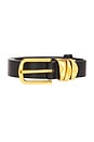 view 3 of 3 BOYFRIEND 벨트 in Black & Gold