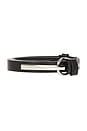 view 3 of 3 Carter Belt in Black & Silver