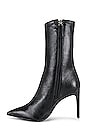 view 5 of 5 Thelma Sock Bootie in Black Stretch Nappa