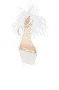view 4 of 5 Trinity Heeled Sandal in White Leather