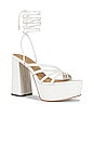 view 2 of 5 Elsa Platform Heeled Sandal in White