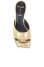 view 4 of 5 Celine Mule in Gold Croc Embossed Leather