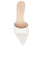 view 4 of 5 Octavia Wedge Sandal in White Leather