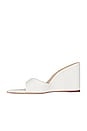 view 5 of 5 Octavia Wedge Sandal in White Leather