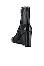 view 3 of 5 Velma Wedge Bootie in Black Leather