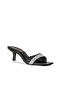 view 2 of 5 Madison Mule in Black Satin