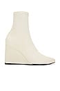 view 1 of 5 Velma Wedge Bootie in Cream Leather