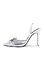 view 5 of 5 Monroe Heeled Sandal in White Patent & Pvc