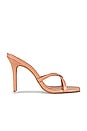 view 1 of 5 Arielle High Heel Slip On Sandal in Nude