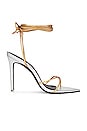 view 1 of 5 Talia Heel Sandal in Silver & Gold