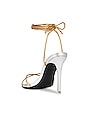 view 3 of 5 Talia Heel Sandal in Silver & Gold