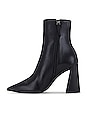 view 5 of 5 Antonia Heel Boot in Black Buffed Nappa Leather