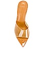 view 4 of 5 Bella Sandal in Toffee Patent