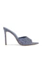 view 1 of 5 Bella High Sandal Mule in Nappa Jeans Leather