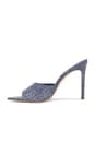 view 5 of 5 Bella High Sandal Mule in Nappa Jeans Leather