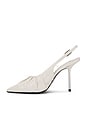 view 5 of 5 Piazza Slingback 100 Pump in Coconut Patent Leather