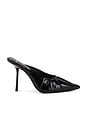 view 1 of 5 Piazza Mule 100 Pointy Toe Mule in Black Patent Leather