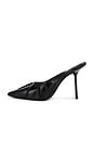view 5 of 5 Piazza Mule 100 Pointy Toe Mule in Black Patent Leather