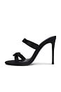 view 5 of 5 Chic 100 Mule in Black Satin