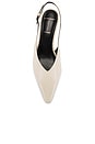 view 4 of 5 Lou 50 Slingback in Swan Leather