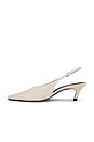 view 5 of 5 Lou 50 Slingback in Swan Leather