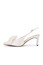 view 5 of 5 Misha 65 Slingback in White Satin
