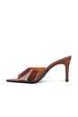 view 5 of 5 Belle 80 Mule in Chestnut