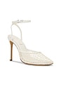 view 2 of 5 Millie 100 Heel in Coconut Woven Mesh