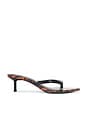 view 1 of 5 EMILIA 50 ミュール in Tortoise Patent Leather