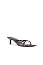 view 2 of 5 EMILIA 50 ミュール in Tortoise Patent Leather