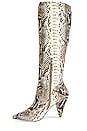 view 5 of 5 Megan Boot in Quartz Python Leather