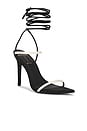 view 2 of 5 Lauren 100 Sandal in Black & Champagne