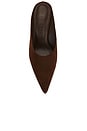 view 4 of 5 ESCARPIN ALYSHA 70 in Brownie Suede