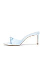 view 5 of 5 MULES ALBIE 65 in Blue Fog Satin