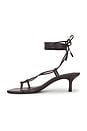 view 5 of 5 Alix 50 Sandal in Black Coffee Leather