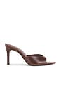 view 1 of 5 Brea 80 Mule in Cinnamon Vitello Leather
