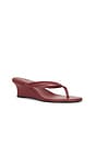 view 2 of 5 Easy 50 Wedge Sandal in Chili Flake Leather