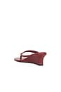 view 3 of 5 Easy 50 Wedge Sandal in Chili Flake Leather
