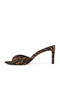 view 5 of 5 Freddie 65 Mule in Brown Zebra Pony Hair