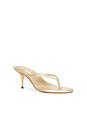 view 2 of 5 Marci 65 Mule in Gold Metallic Leather