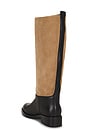 view 4 of 5 Pace Boot in Latte Suede & Black Leather