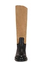 view 5 of 5 Pace Boot in Latte Suede & Black Leather