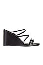 view 1 of 5 Phoebe Wedge Sandal in Black