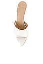 view 4 of 5 Bella Mule in White Nappa Leather