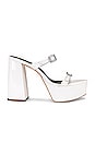 view 1 of 5 Elsie Platform Sandal in White