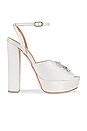 view 1 of 5 CAROLINE 샌들 in Cream Satin