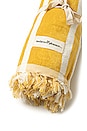 view 2 of 3 The Beach Towel in Vintage Yellow Stripe