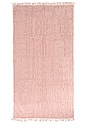 view 1 of 2 The Beach Towel in Laurens Pink Stripe