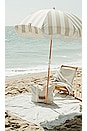 view 4 of 4 Beach Blanket in Laurens Sage Stripe