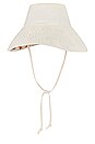 view 2 of 4 Wide Brim Hat in Antique White